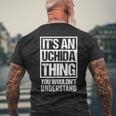 内田苗字名字 An Uchida Thing You Wouldn't Understand Family Name メンズTシャツ バックプリント 高齢者への贈り物