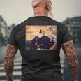 将軍 徳川家康 メンズTシャツ バックプリント 高齢者への贈り物