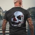 怖い顔 メンズTシャツ バックプリント 高齢者への贈り物