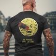 月世界旅行 1902 サイレント映画 クラシック映画 ヴィンテージ A Trip To The Moon Movie メンズTシャツ バックプリント 高齢者への贈り物
