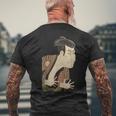 浮世絵 写楽 日本人俳優 大谷鬼治 レトロプリントシャツ メンズTシャツ バックプリント 高齢者への贈り物