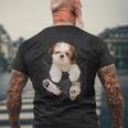 犬好き ギフト シーズー バッグ入り メンズTシャツ バックプリント 高齢者への贈り物