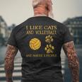 猫やバレーボールが好きで、3人もいるかもしれません。 メンズTシャツ バックプリント 高齢者への贈り物