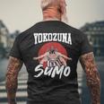 相撲 プロレス 相撲 横綱 相撲 日本 メンズTシャツ バックプリント 高齢者への贈り物