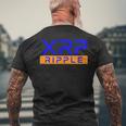 私のxrpリップル暗号通貨 メンズTシャツ バックプリント 高齢者への贈り物