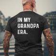 私のおじいちゃんの時代-新しいおじいちゃんパパ メンズTシャツ バックプリント 高齢者への贈り物