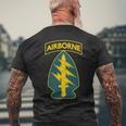 米陸軍 第1特殊部隊 コマンド 空挺 米軍 メンズTシャツ バックプリント 高齢者への贈り物