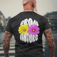 花 可愛い 自然からの贈り物 From Natre メンズTシャツ バックプリント 高齢者への贈り物