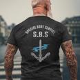 英国特殊部隊英国ボートサービス軍 メンズTシャツ バックプリント 高齢者への贈り物