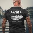 還暦祝い 車好き お父さん 男性 父の日 クラシックカー 60歳 I'm Not Old I'm Classic メンズTシャツ バックプリント 高齢者への贈り物