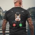 面白いtシャツ 猫 着信 ネコ にゃんこ メンズ 猫好き グッズ かわいい おもしろ 面白い 服 ネタ メンズTシャツ バックプリント 高齢者への贈り物