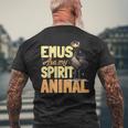 面白いエミューアニマルemus Are Mypiritアニマル。 メンズTシャツ バックプリント 高齢者への贈り物