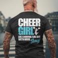面白いチアリーダーシャツ かわいいチアリーディングガールギフト メンズTシャツ バックプリント 高齢者への贈り物
