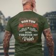 Norton Blood Run Through Myeins Family Christmas メンズTシャツ バックプリント 高齢者への贈り物