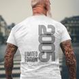 2005年生まれの20歳男性 誕生日20歳限定版 メンズTシャツ バックプリント 高齢者への贈り物