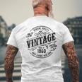 65Th Birthday Made In 1960 When Legends Were Bornintage メンズTシャツ バックプリント 高齢者への贈り物