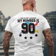 Age Is Just Number スポーツ 90歳 面白い 90歳の誕生日 メンズTシャツ バックプリント 高齢者への贈り物
