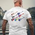 All Guitars Matters-エレキギターブルースジャズファンクロック メンズTシャツ バックプリント 高齢者への贈り物
