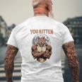 Alpha Wolf I 'Ll Protect You Kitten No Matter What Dominance 長袖tシャツ メンズTシャツ バックプリント 高齢者への贈り物