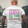 Ano Ba Yan メンズTシャツ バックプリント 高齢者への贈り物