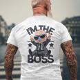 Baby Boss I'm The Boss レトロ Like A Boss キッズ メンズTシャツ バックプリント 高齢者への贈り物