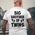 Big Brother Of Twins New Big Brotheriblingギフト メンズTシャツ バックプリント 高齢者への贈り物