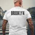 Brooklynibes、Brooklyn 、Brooklyn New York City メンズTシャツ バックプリント 高齢者への贈り物