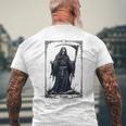 Death Tarot Card 13 Craft Gothic Reaper Aesthetic メンズTシャツ バックプリント 高齢者への贈り物