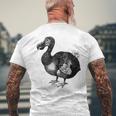 Dodo Bird 鳥類学 鳥 メンズTシャツ バックプリント 高齢者への贈り物