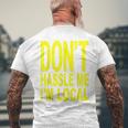 Don't Hassle Me I'm Local Fromurf ドキュメンタリー映画 メンズTシャツ バックプリント 高齢者への贈り物