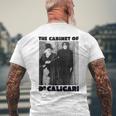 Dr Caligari ハロウィンモンスターポスター ヴィンテージホラー映画 メンズTシャツ バックプリント 高齢者への贈り物