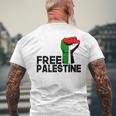 Free Palestine パレスチナの旗無料パレスチナ メンズTシャツ バックプリント 高齢者への贈り物