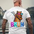 Capybara Gamer Meme Cool Gaming Humor Animal Lover 長袖tシャツ メンズTシャツ バックプリント 高齢者への贈り物