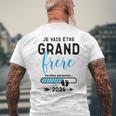 Futur Grand Frère 2026_ Jeais Être Grand Frère 2026 Camiseta Hombre Estampado Espalda Regalos para ancianos