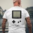 Gameboy オリジナルゲーマー 面白いオタクビデオゲームシャツ メンズTシャツ バックプリント 高齢者への贈り物