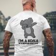 I'm A Koala In A Human コスチューム ファニー コアラ メンズTシャツ バックプリント 高齢者への贈り物