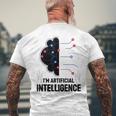 I'm Artificial Intelligence Ai人工知能 メンズTシャツ バックプリント 高齢者への贈り物