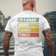 I'm Kawan Doing Kawan Things 面白い名言 長袖tシャツ メンズTシャツ バックプリント 高齢者への贈り物