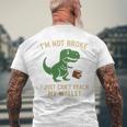 I'm Not Broke Top For Friend Withhort Arms Joke 長袖tシャツ メンズTシャツ バックプリント 高齢者への贈り物