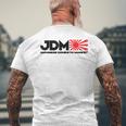 Jdmライジングサン メンズTシャツ バックプリント 高齢者への贈り物