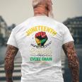 Junenth Breaking Every Chainince 1865 Fist Pride 長袖tシャツ メンズTシャツ バックプリント 高齢者への贈り物