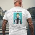 King Of Prism-Your Endless Call- 新イラスト ミナト メンズTシャツ バックプリント 高齢者への贈り物