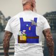 Last Minute Cleaner ハロウィンワーカーズグループコスチューム メンズTシャツ バックプリント 高齢者への贈り物