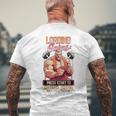 Loading Gains プレススタートからポンプ鉄ボディビルディング メンズTシャツ バックプリント 高齢者への贈り物