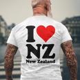 I Love Heart ニュージーランド Nz キウイマオリ文化 メンズTシャツ バックプリント 高齢者への贈り物