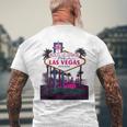 I Love Lasegas ネバダシティ ベガス お土産 ギフト ラスベガス メンズTシャツ バックプリント 高齢者への贈り物