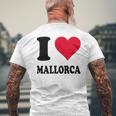 I Love Mallorca メンズTシャツ バックプリント 高齢者への贈り物