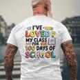 I Love Love My Class For 100 Days Ofchool 100Th メンズTシャツ バックプリント 高齢者への贈り物