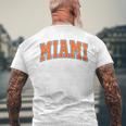 Miami Throwback Classic 長袖tシャツ メンズTシャツ バックプリント 高齢者への贈り物