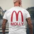 Molly Raveファッションedmtシャツ メンズTシャツ バックプリント 高齢者への贈り物